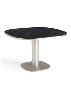 Стол обеденный из черного мрамора Lixfeld черный Laredoute