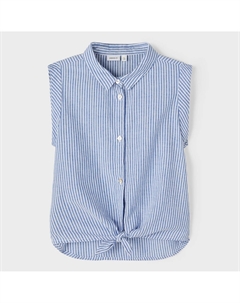 Рубашка 7-14 лет синий Name it