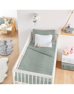 Пододеяльник детский из муслина Kumia зеленый La redoute interieurs