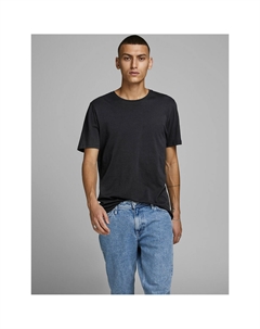 Футболка с круглым вырезом из биохлопка черный Jack & jones