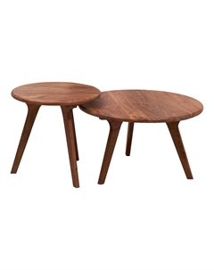 Журнальный стол из массива акации каштановый So'home