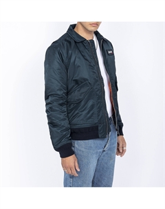 Куртка в стиле бомбер классическая 210 100 синий Schott