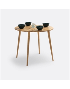 Стол обеденный круглый на из ясеня Crueso бежевый Laredoute