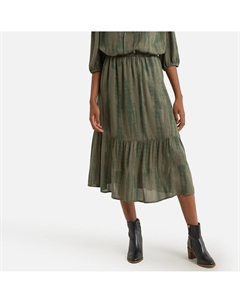 Юбка с принтом длинная KYLIE SKIRT зеленый Laredoute