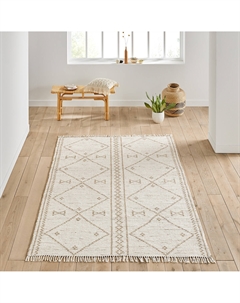 Ковер из гербария и переработанных волокон Lovas бежевый Laredoute