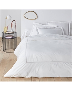 Пододеяльник из хлопковой перкали Palace белый La redoute interieurs