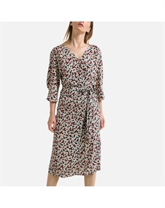 Платье-миди с принтом ELEN зеленый Laredoute