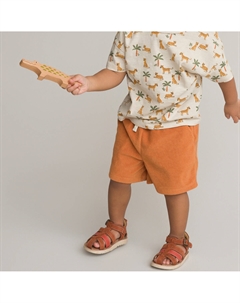 Комплект из двух шорт из махровой ткани бежевый Laredoute