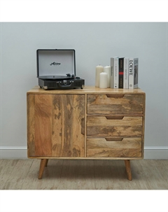 Комод из отборного массива манго каштановый So'home