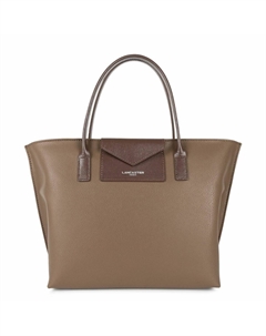 Сумка-шоппер на молнии MAYA M каштановый Laredoute