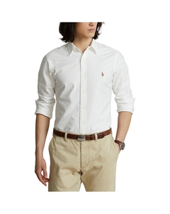 Оксфордская рубашка lim Fit белый Polo ralph lauren