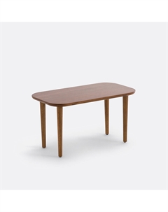Стол журнальный прямоугольный из массива орехового дерева Marlo каштановый Laredoute