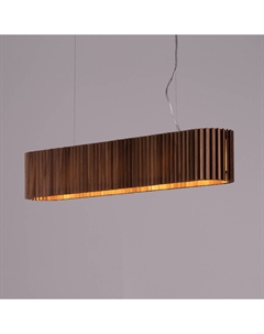 Подвесной светильник из МДФ и шпона дуба S каштановый So'home