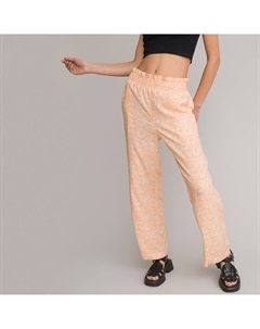 Брюки широкие струящиеся с принтом цветы другие La redoute collections