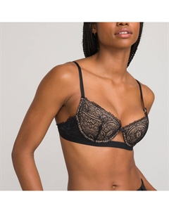Бюстгальтер пуш-ап из кружева черный Suite privee