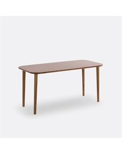 Стол журнальный прямоугольный из массива орехового дерева Marlo каштановый Laredoute