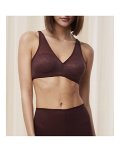 Бюстгальтер без косточек Signature Sheer каштановый Triumph