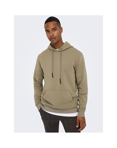 Толстовка мужская с капюшоном Ceres Life бежевый Only & sons