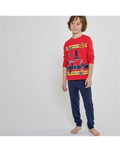 Пижама в стиле пожарный красный Laredoute