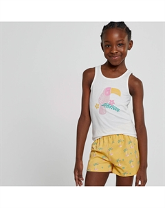 Пижама с шортами бежевый La redoute collections