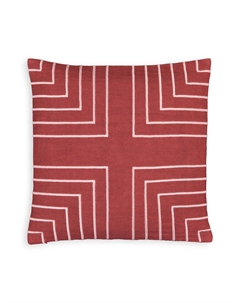 Чехол на подушку из льна Aloni красный Laredoute