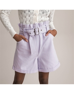 Шорты из денима фиолетовый La redoute collections