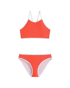 Купальник раздельный для бассейна оранжевый La redoute collections