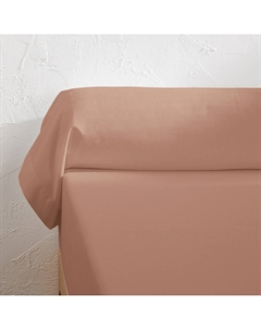 Наволочка на подушку-валик из хлопковой фланели Clara розовый Laredoute