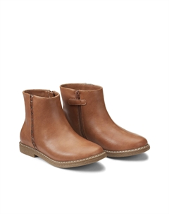 Ботинки на молнии каштановый La redoute collections