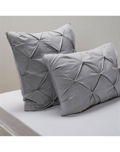 Наволочка на подушку Origami серый Laredoute