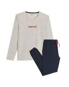 Пижама из хлопка синий La redoute collections