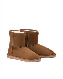 Ботинки на меху каштановый La redoute collections