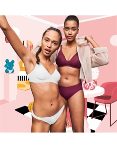 Бюстгальтер с оптимальной поддержкой Body Adapt красный Sloggi