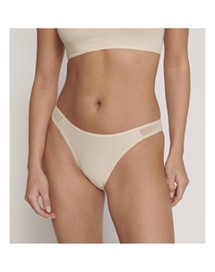 Трусы-танга Soft Adapt бежевый Laredoute