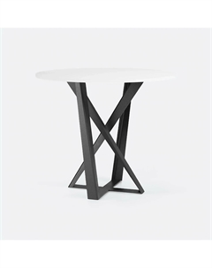 Обеденный стол на 4 персоны из МДФ и металла белый Laredoute