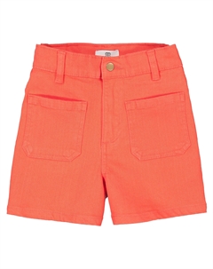 Шорты из саржи оранжевый La redoute collections