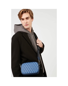 Сумка с принтом Ikon синий Laredoute