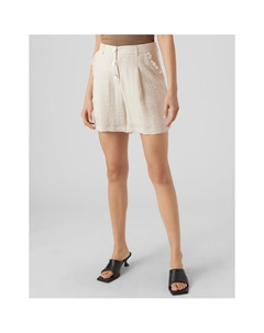 Шорты на пуговицах бежевый Vero moda