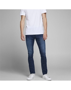 Джинсы узкие стретч Glenn синий Jack & jones