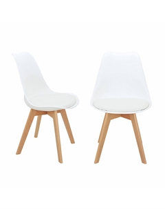 Комплект из 2-х стульев  La Redoute белый Laredoute