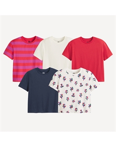 Набор футболок 5 шт бежевый La redoute collections