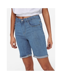 Бермуды из джинсовой ткани синий Only