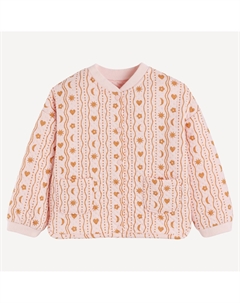 Стеганая рубашка с застежками розовый La redoute collections