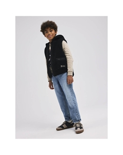 Свитшот из мольтона черный Laredoute