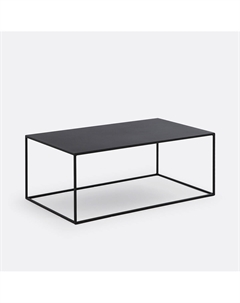 Стол журнальный ограничитель дивана из стали Hiba черный Laredoute