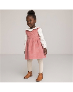 Комплект из двух вещей футболки и платья розовый Laredoute