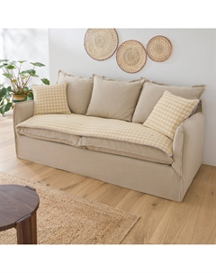 Матрас на сиденье из газовой хлопчатобумажной ткани Capucine разноцветный Laredoute