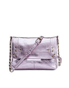 Сумка из кожи с ручкой Felizia розовый Laredoute