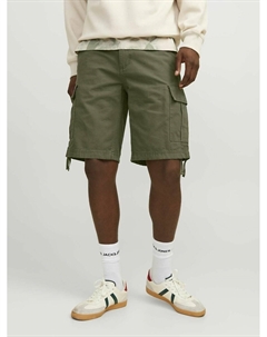 Шорты карго зеленый Jack & jones