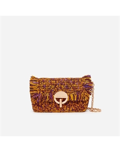 Сумка с ремешком из рафии NANO MOON желтый Laredoute